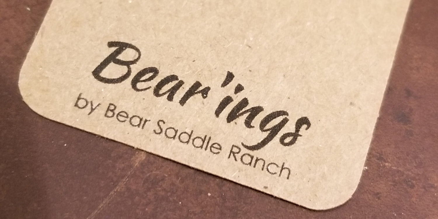 Bear’ings Leather Earrings