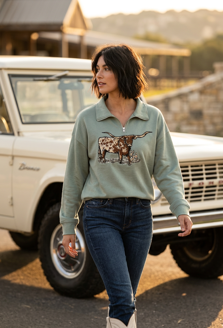 Lomita Longhorn Pullover