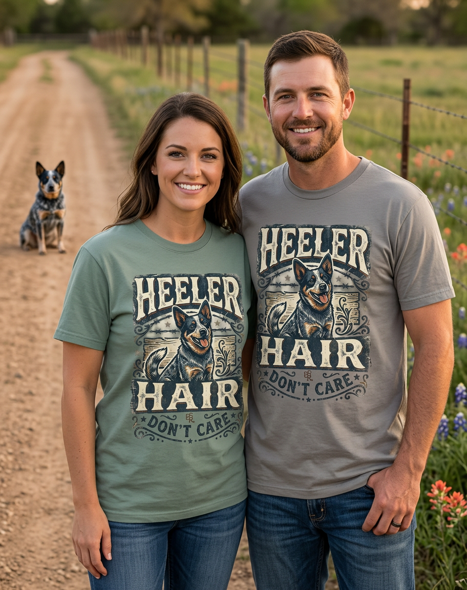 Heeler Hair Don't Care