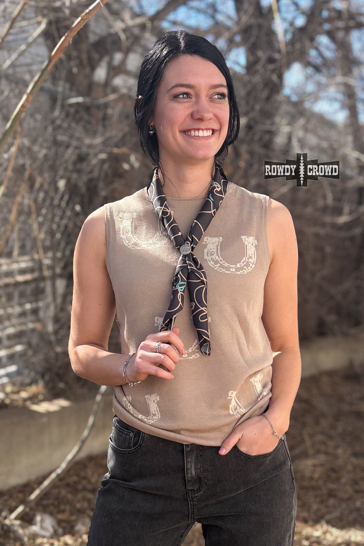 Rhinestone Cowgirl Wild Rag
