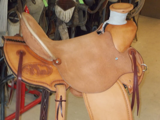 Custom Praying Cowboy Saddle