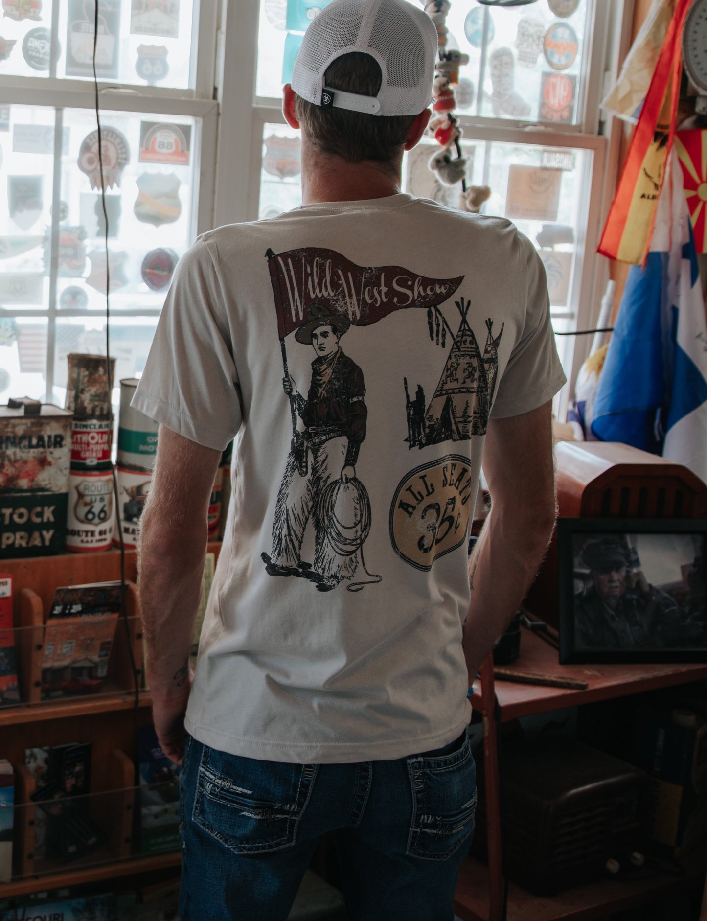 All Seats .35 Cents Tee-- Front and Back Print