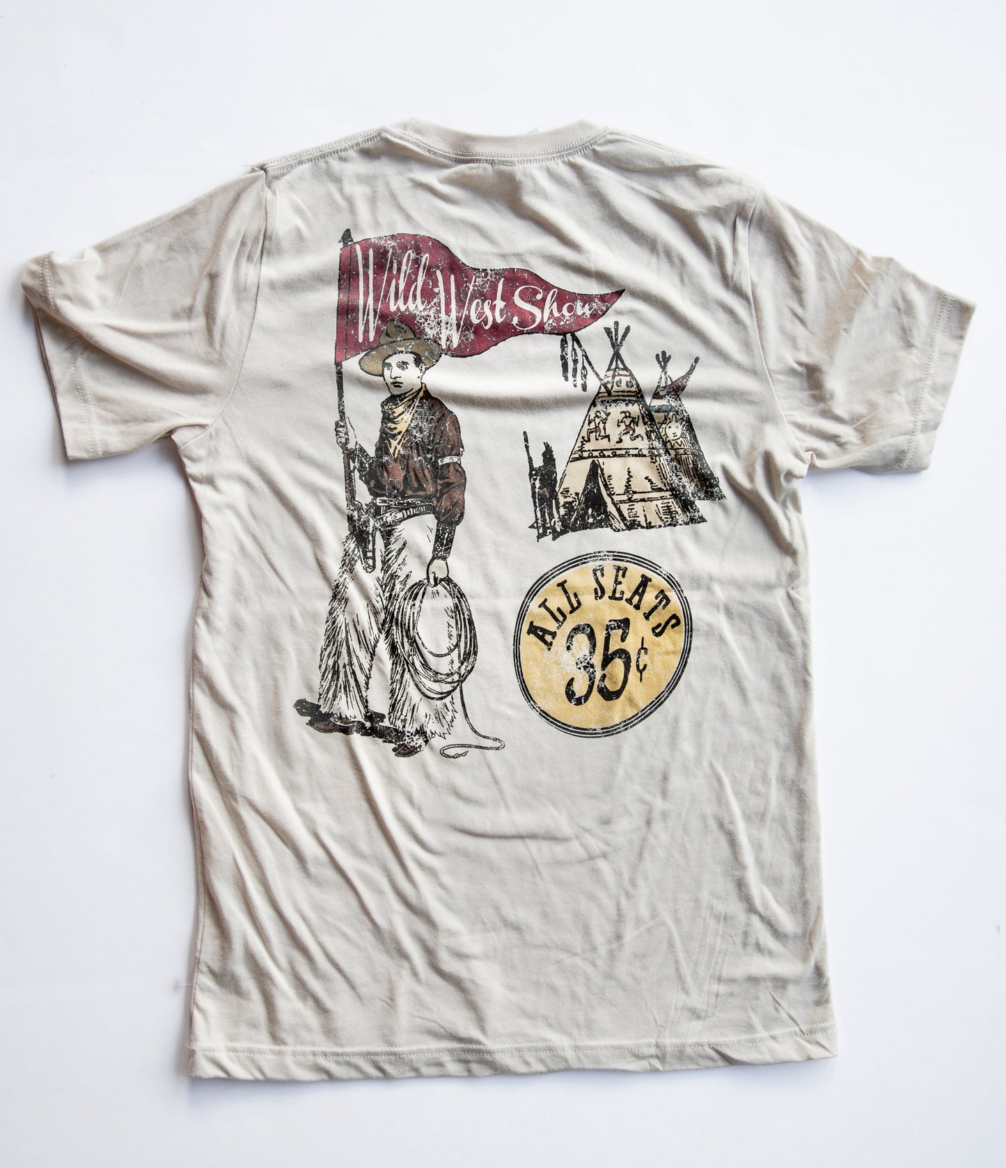 All Seats .35 Cents Tee-- Front and Back Print